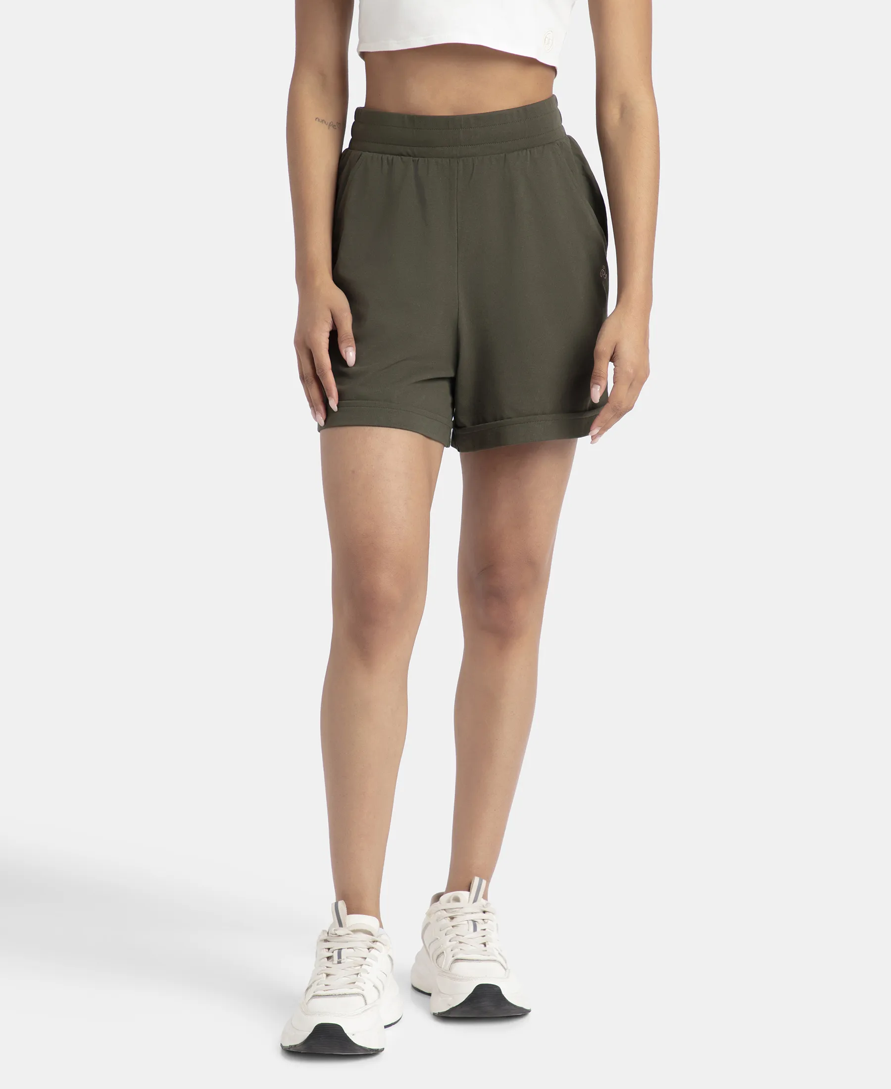 Super Combed Cotton Rich Straight Fit Shorts with Side Pockets - Deep Depths