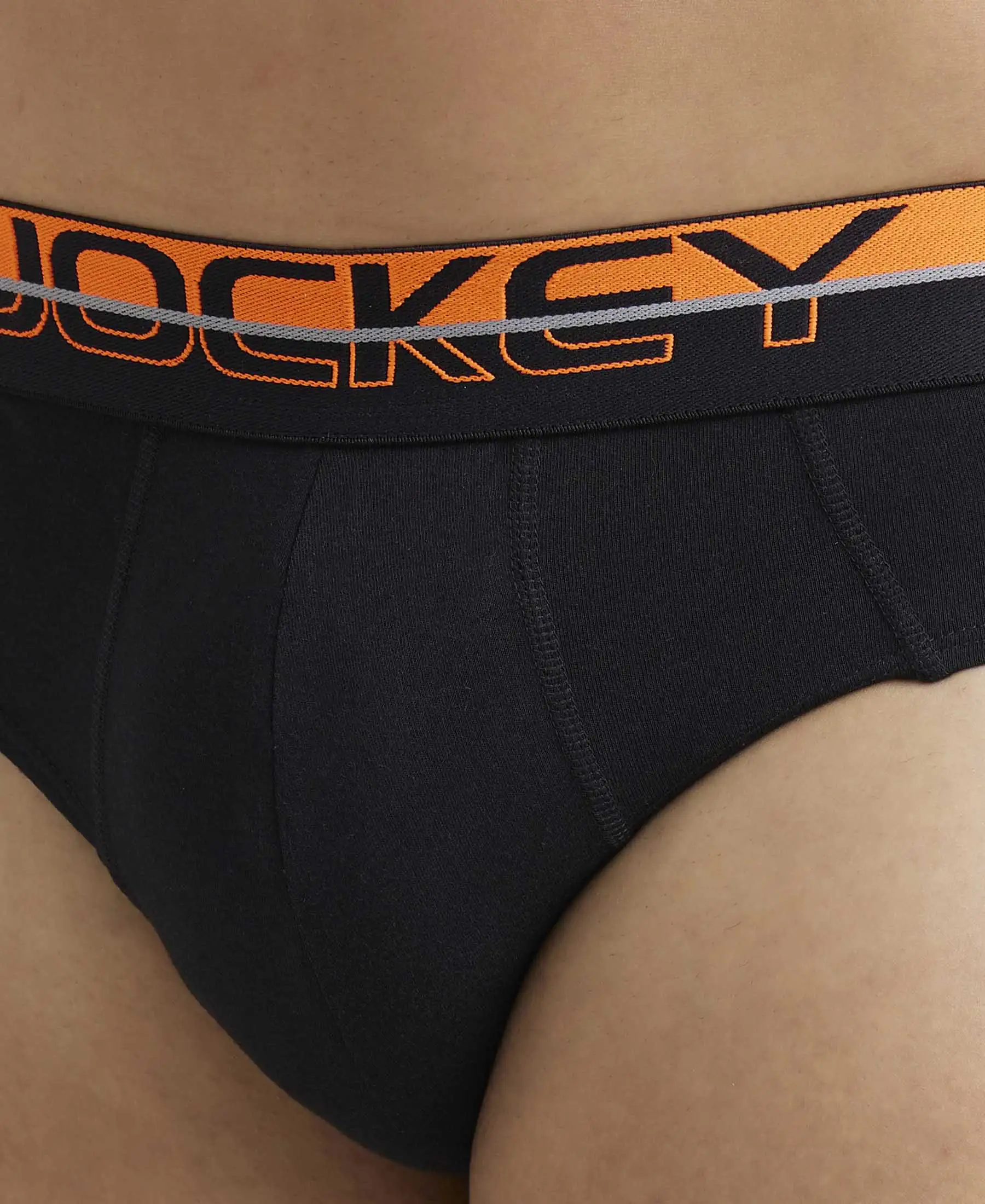 Super Combed Cotton Solid Brief with Ultrasoft Waistband - Black (Pack of 2) - Image 15