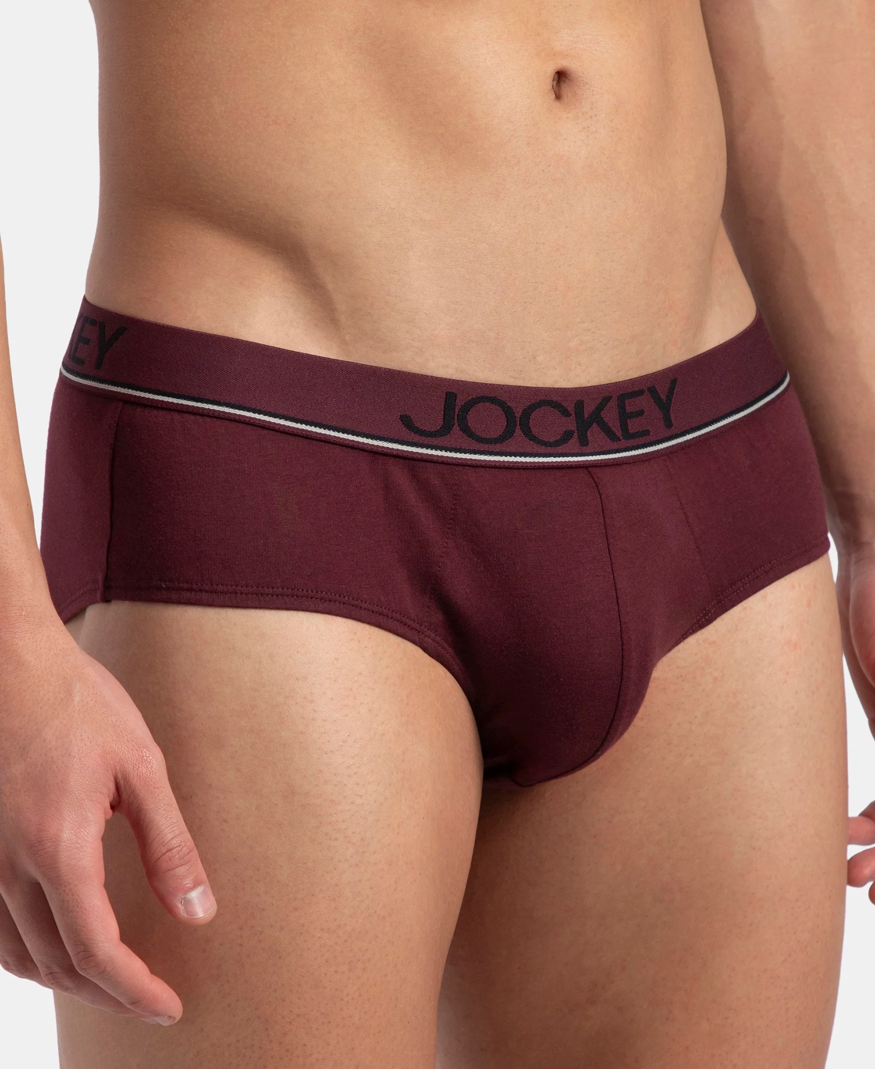 Super Combed Cotton Solid Brief with Ultrasoft Waistband - Port Royale (Pack of 2) - Image 7