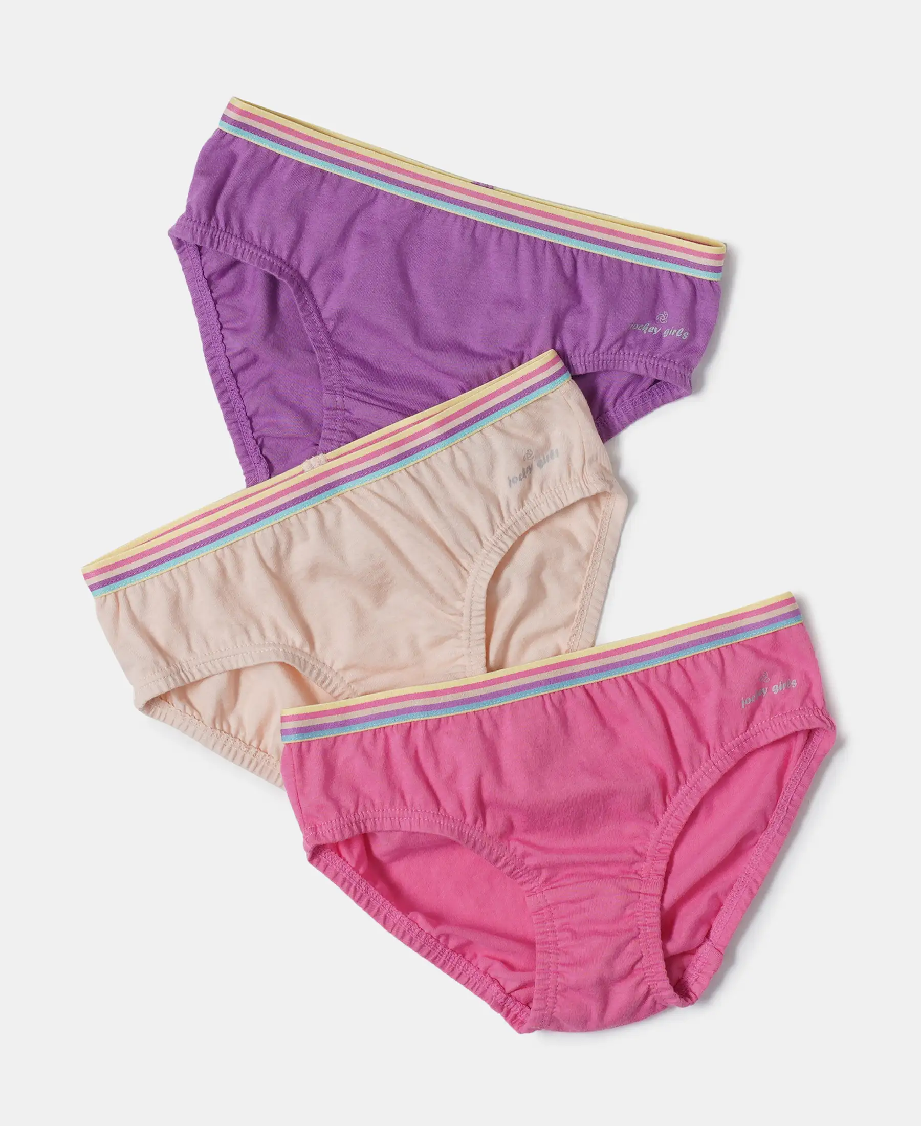 Super Combed Cotton Solid Panty with Ultrasoft Waistband - Assorted (Pack of 3) - Image 5