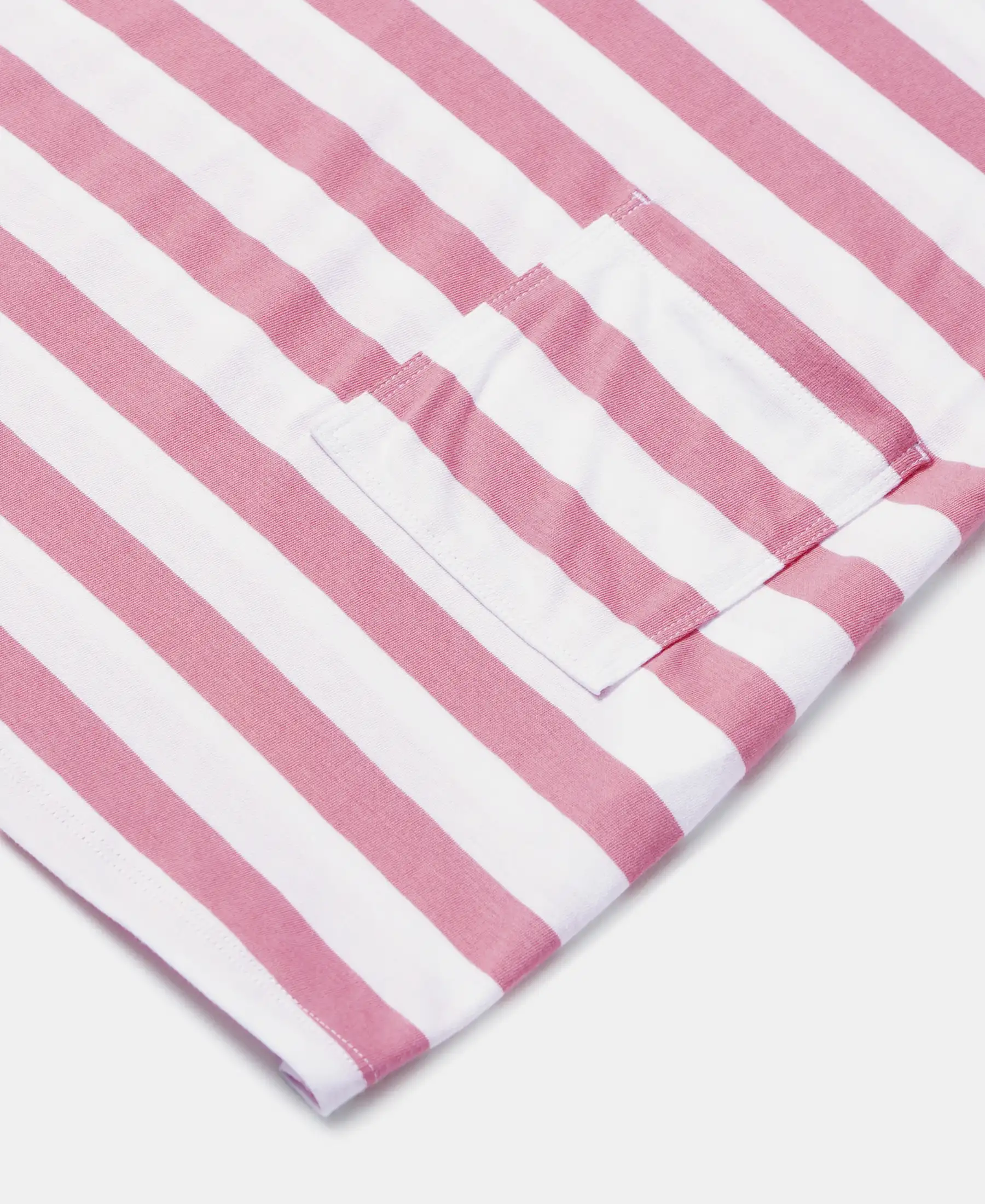 Girl's Super Combed Cotton Striped Dress - Brandied Apricot - Image 3