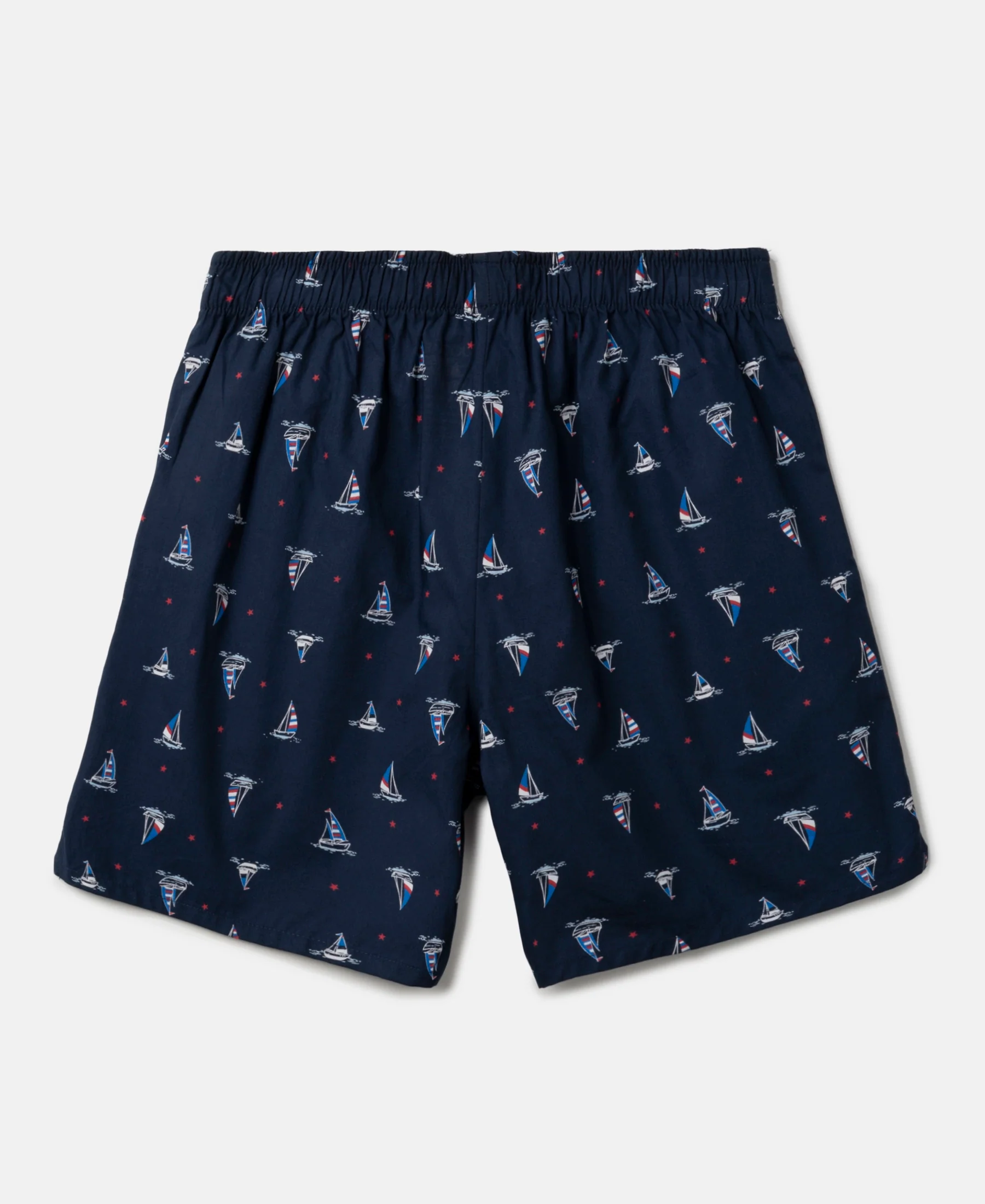 Super Combed Mercerized Cotton Woven Fabric Printed Boxer Shorts - Chili Pepper & Navy (Pack of 2) - Image 6