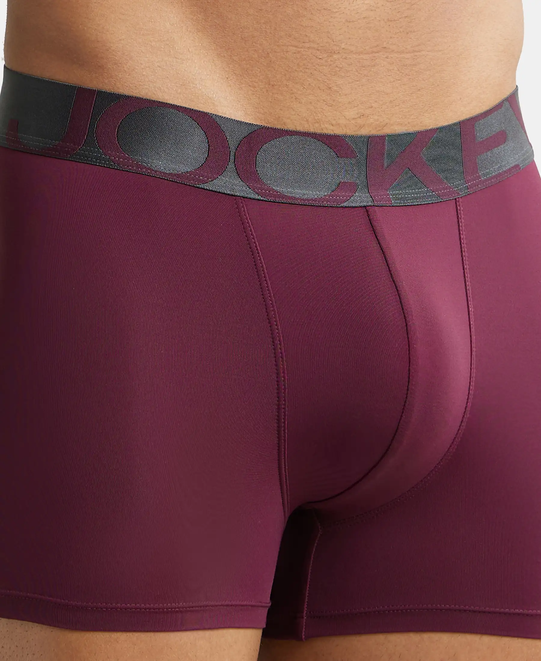 Tactel Microfiber Elastane Stretch Solid Trunk with Moisture Move Properties - Wine Tasting & Forest Night (Pack of 2) - Image 14