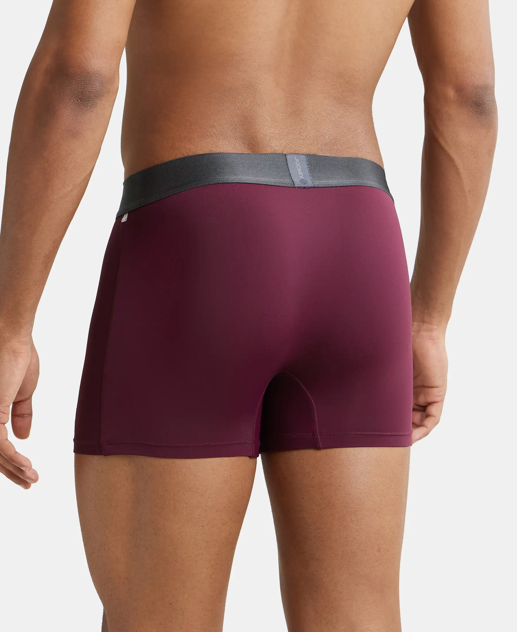 Tactel Microfiber Elastane Stretch Solid Trunk with Moisture Move Properties - Wine Tasting & Forest Night (Pack of 2) - Image 8