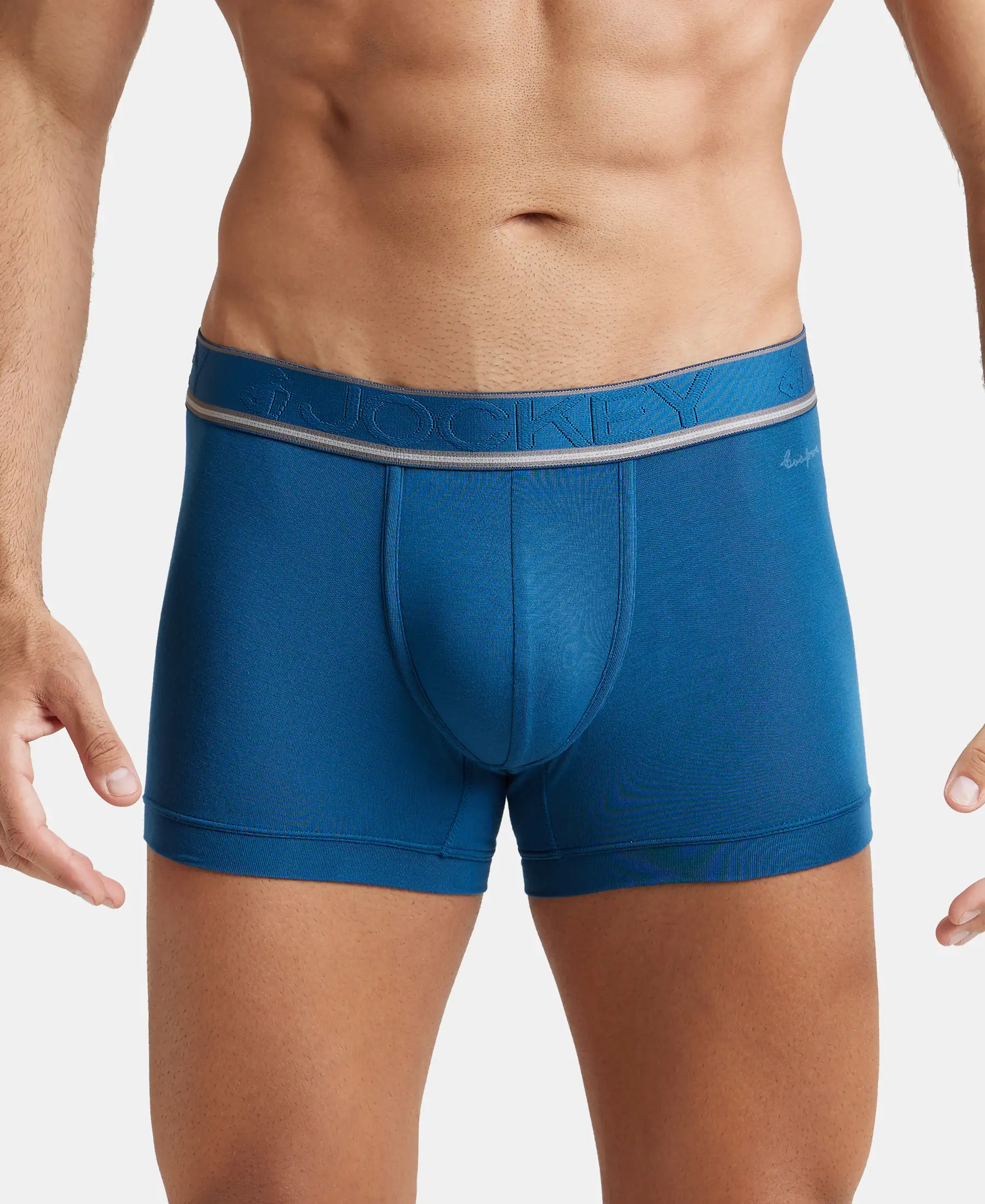 Tencel Micro Modal Elastane Stretch Solid Trunk with Natural StayFresh Properties - Poseidon